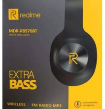 REALME MDR XB970BT Bluetooth Headphone HD Mic Wireless